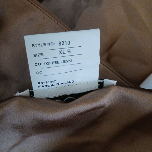 NEW Social Bridesmaids Draped One-Shoulder Convertible Maxi Dress Toffee XL - Picture 7 of 12